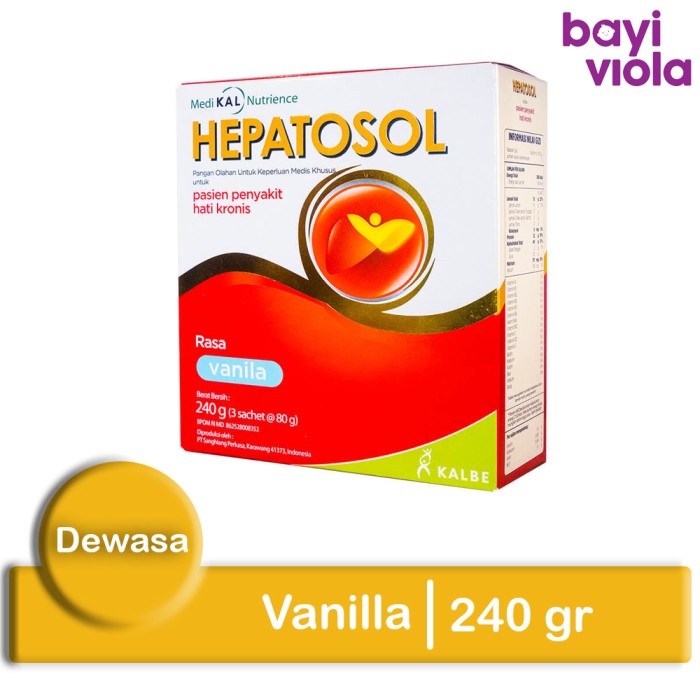 

Promo Terjangkau ~ Hepatosol Vanilla Vanila 240 gr