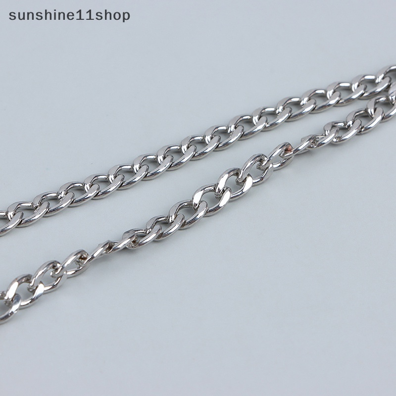 Sho Tali Leher Rantai Gantung Logam Portabel Anti Hilang Lingkaran Cincin Silikon Lanyard N