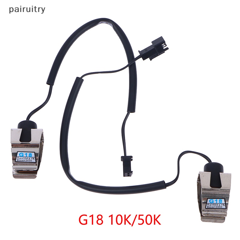 Prt 10K 50K G18 Penjepit Tabung Tempel Dinding Type NTC Sensor Suhu Probe Head PRT