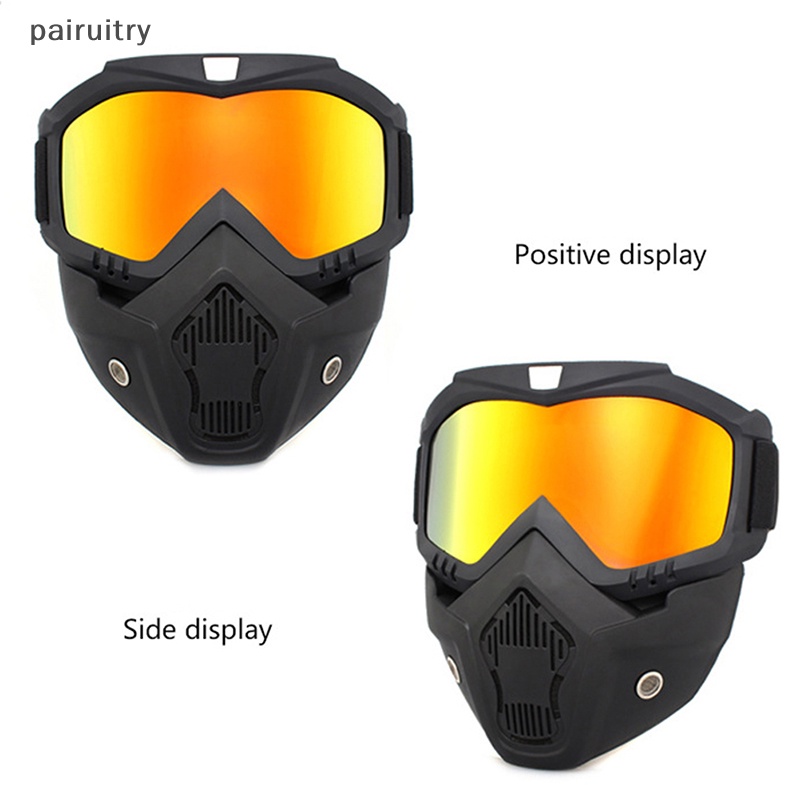 Prt Outdoor Sport Windproof Mask Goggle HD Kacamata Motor Snowboard Eyewear Riding Motocross Musim Panas UV Protection Sunglasses PRT