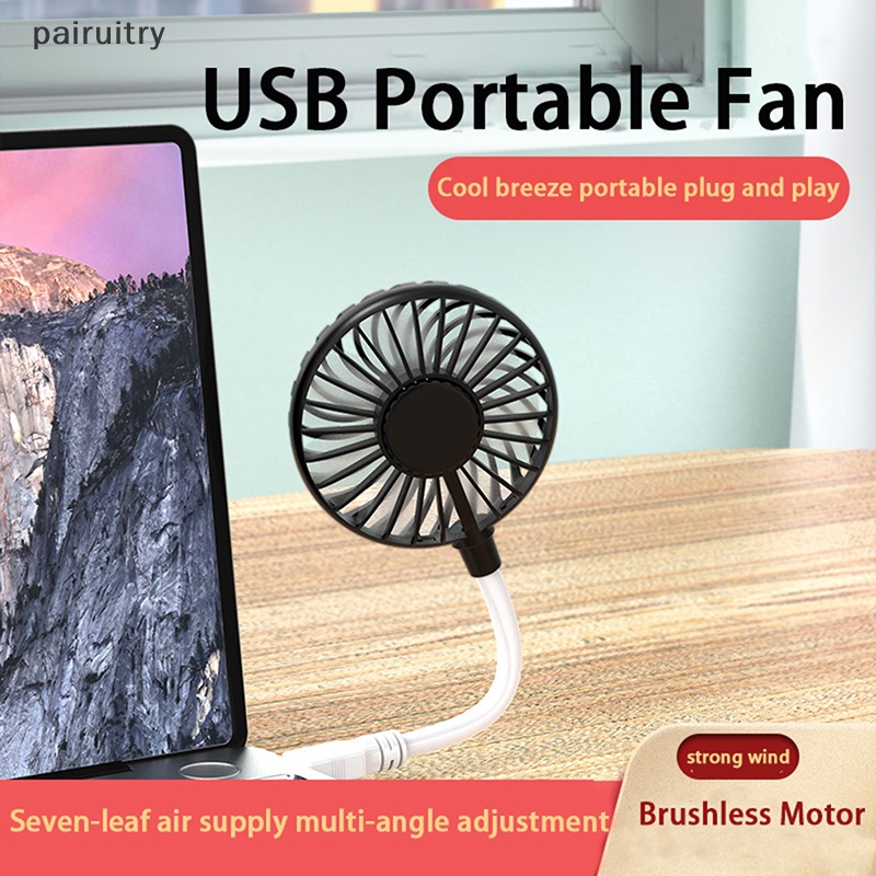 Prt Kipas Angin Kecil Mute Alat Pendingin Kreatif Plug And Play Cooling USB Portable Fan PRT