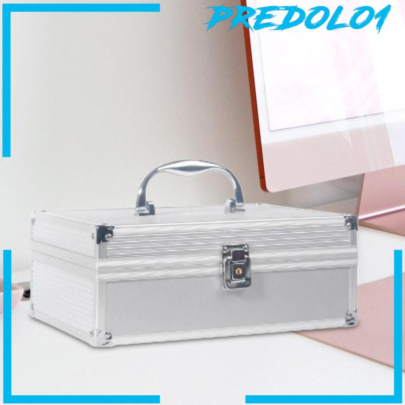 [Predolo1] Stamps Lock Box Portable Locker Chest Untuk Pasport