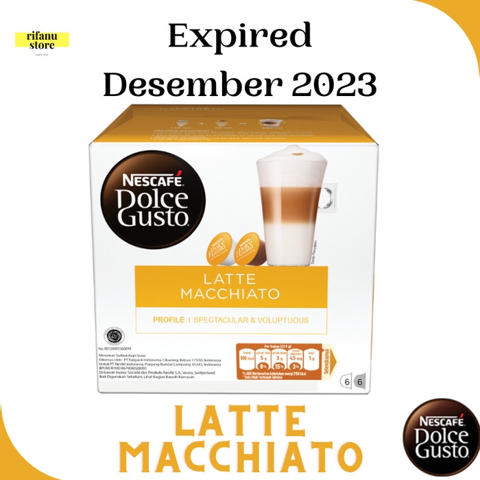 

Promo Terlaris Nescafe Dolce Gusto Latte Macchiato Capsule NDG 1 Box Original - Desember 2023