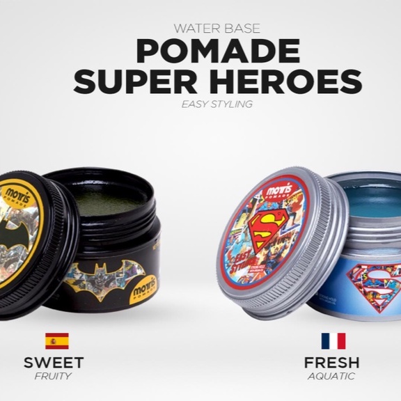 ★ BB ★ Morris Hair Pomade Easy Styling Superhero Edition 80gr