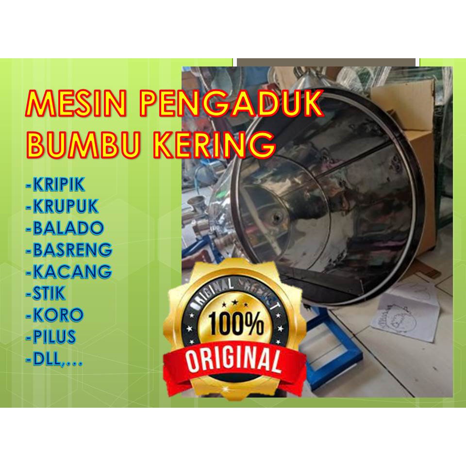 Mesin Pengaduk Bumbu Kering / Pencampur Bumbu Tabur