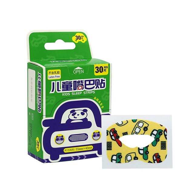 Plester Mulut Anak Anti Dengkur Anti Mulut Terbuka Stiker Mulut Membantu Pernapasan Saat Tidur