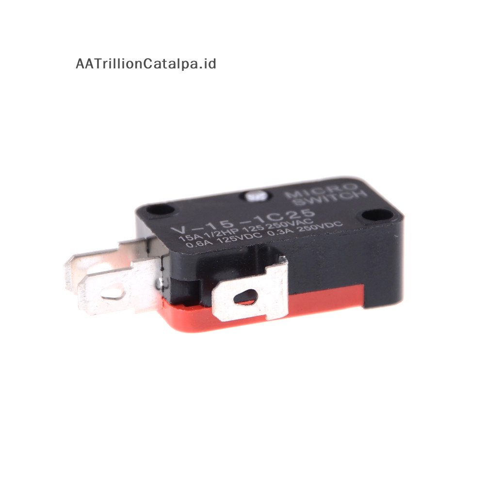 Aatrillioncatalpa 5Pcs V-15-1C25 KW9-0 Micro Limit Switch 15A 125/250VAC ID