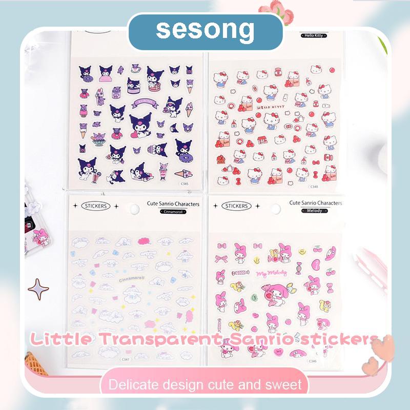 

Stiker Kartun Karakter Sanrio Kuromi Melody DIY Lucu Stiker Untuk Dekorasi SS