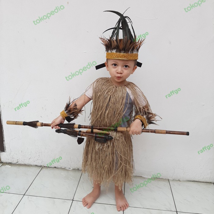 aksesoris adat papua bulu - sumpit papua