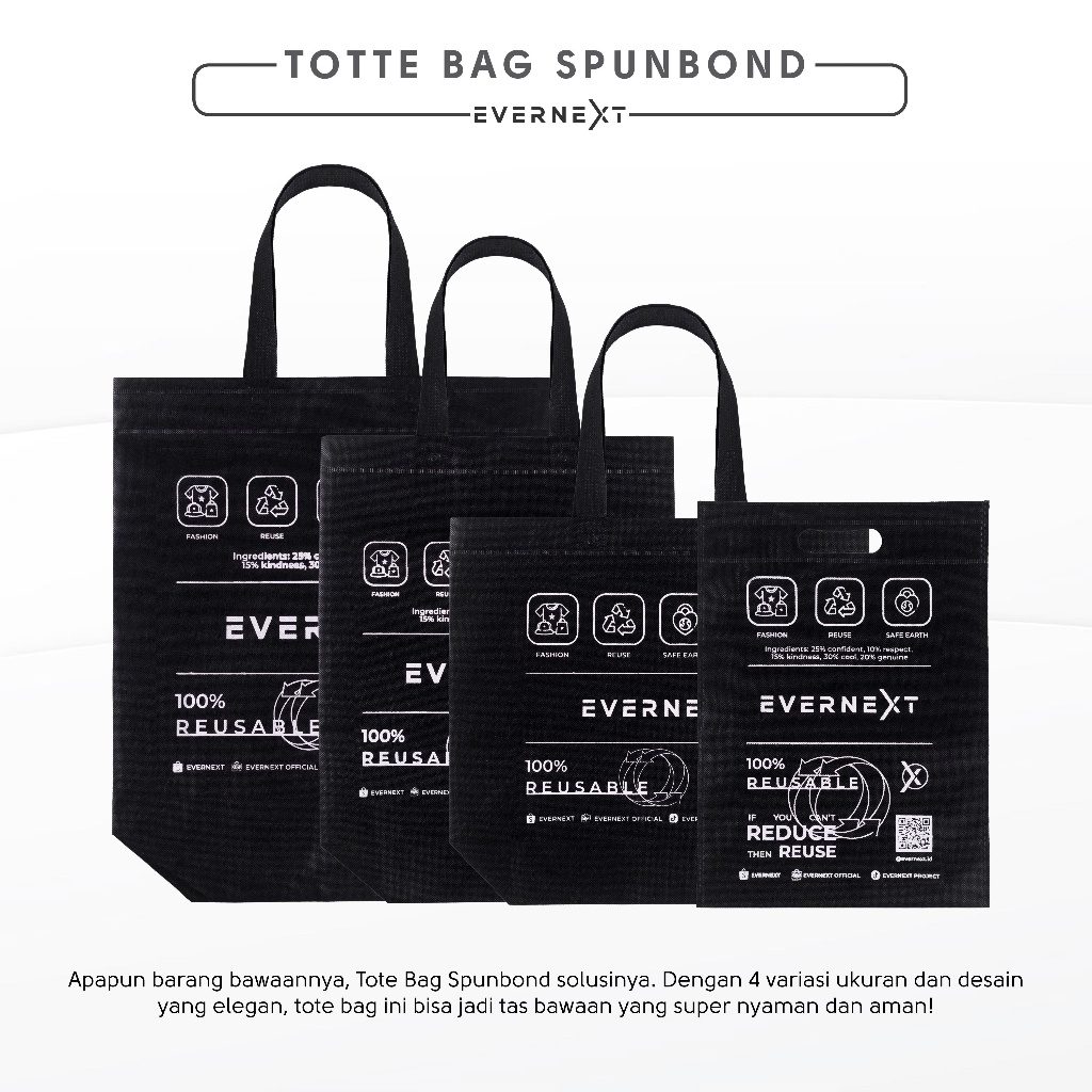 

Tas Belanja Totte Bag Distro Keren Kekinian Premium Branded Goodie Bag