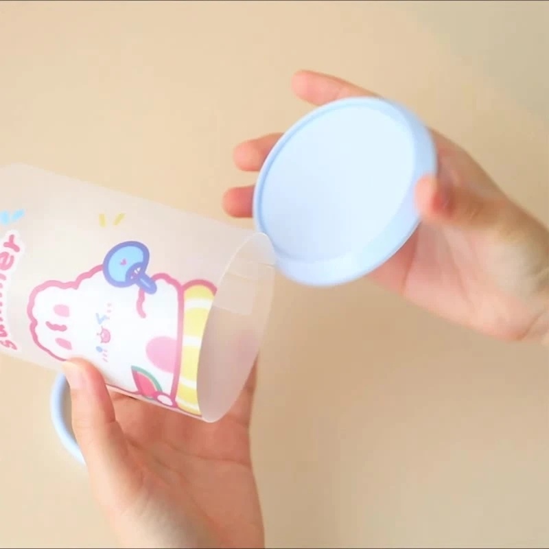 Kreatif Bulat Lipat Pensil Barel Dilepas Bulat Kreatif multi-Fungsi desktop Tempat Pulpen Kartun Hewan Tempat Pena Alat Tulis Meja Organizer Kotak Perlengkapan Kantor Sekolah