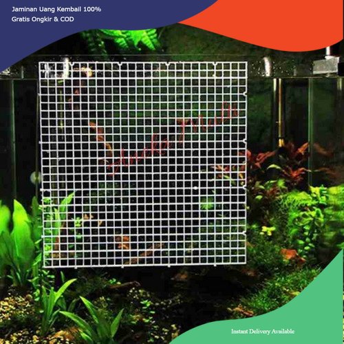 Sekat untuk ikan aquarium, sekat aquarium, Bracket Sekat Aquarium 15x30 cm, Penutup Egg Crate Coral 