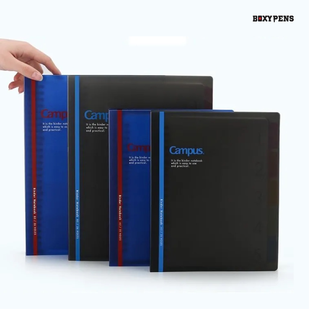 

Kokuyo Campus Binder Notebook A5 / B5 WCN-CBN Refillable Capacity 100 Sheets