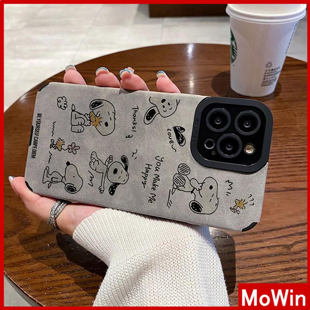 Case iPhone 14 Pro Max iPhone Case Pupil Eye Sticker Suede Shockproof Kamera Case Pelindung Lucu Kartun Anjing Putih Kompatibel dengan iPhone 13 Pro max 12 Pro Max 11 xr xs max 7 8Plus