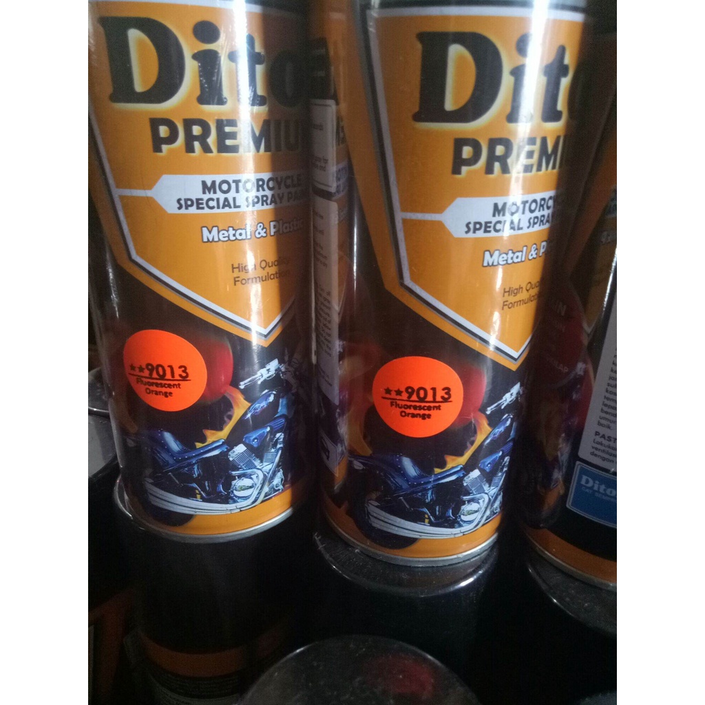 Pilok Pilox Diton Premium stabilo orange 9013 400CC diton  fluorescent orange 9013** 400cc