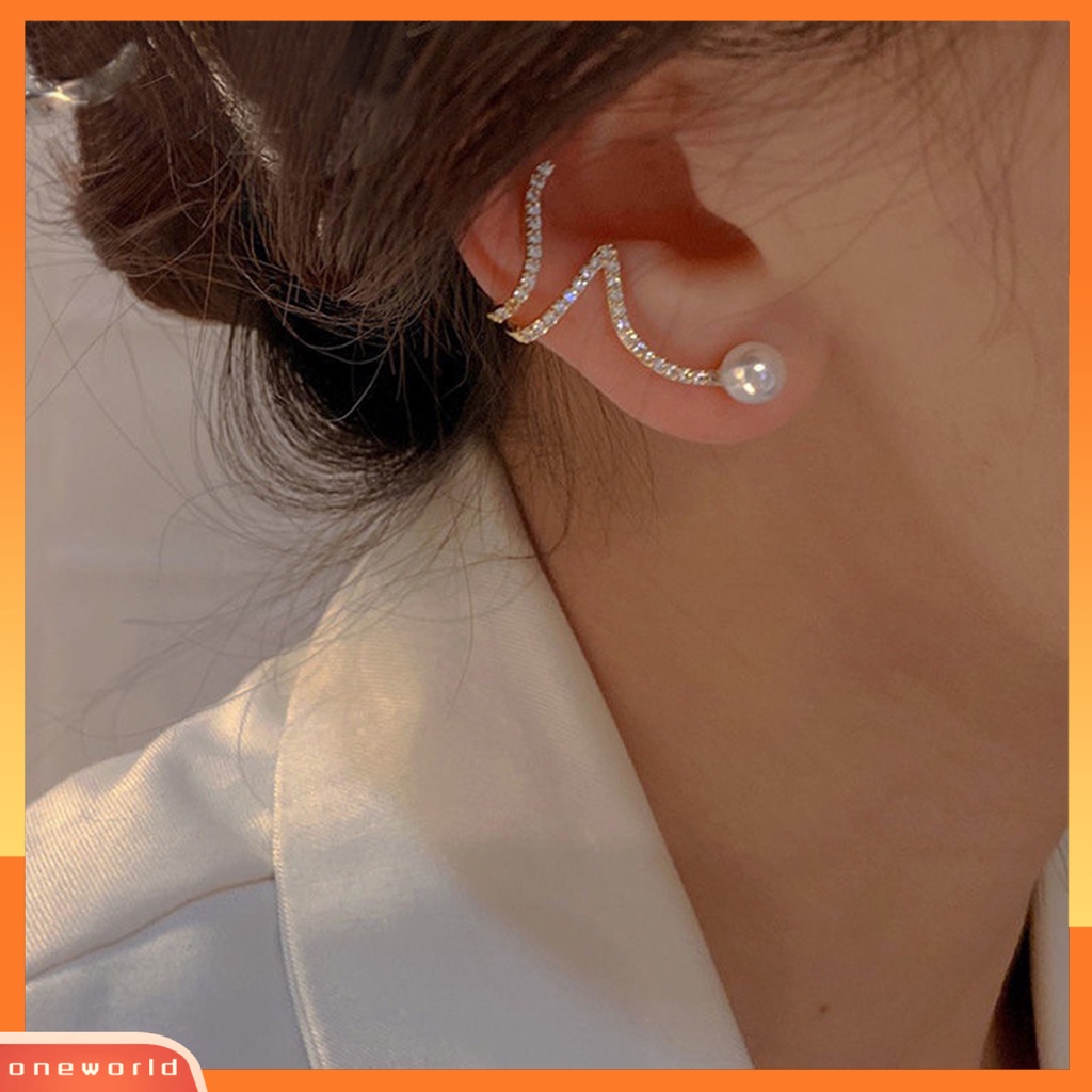 [WOD] 1pasang Anting Bersinar Elegan Sehari-Hari Memakai Perhiasan Fashion Wanita Anting Untuk Kehidupan Sehari-Hari