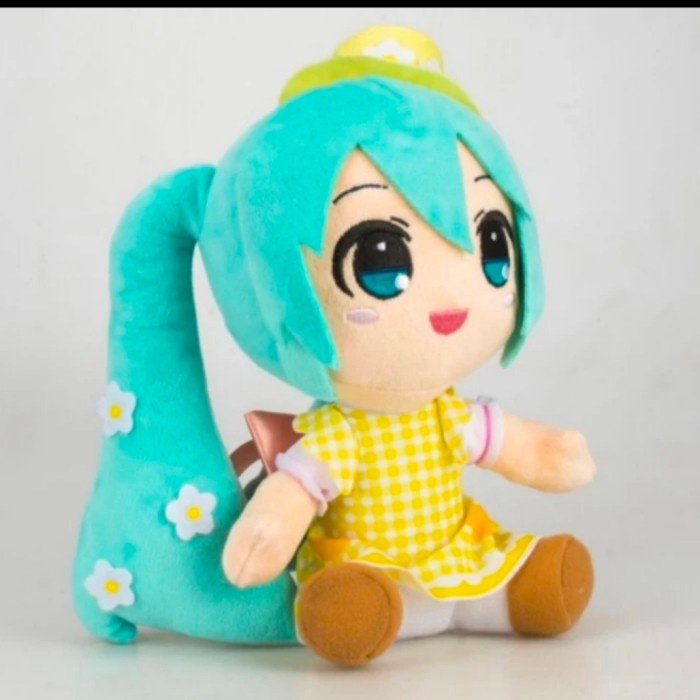 Boneka Hatsune Miku Jumbo - Miku yellow