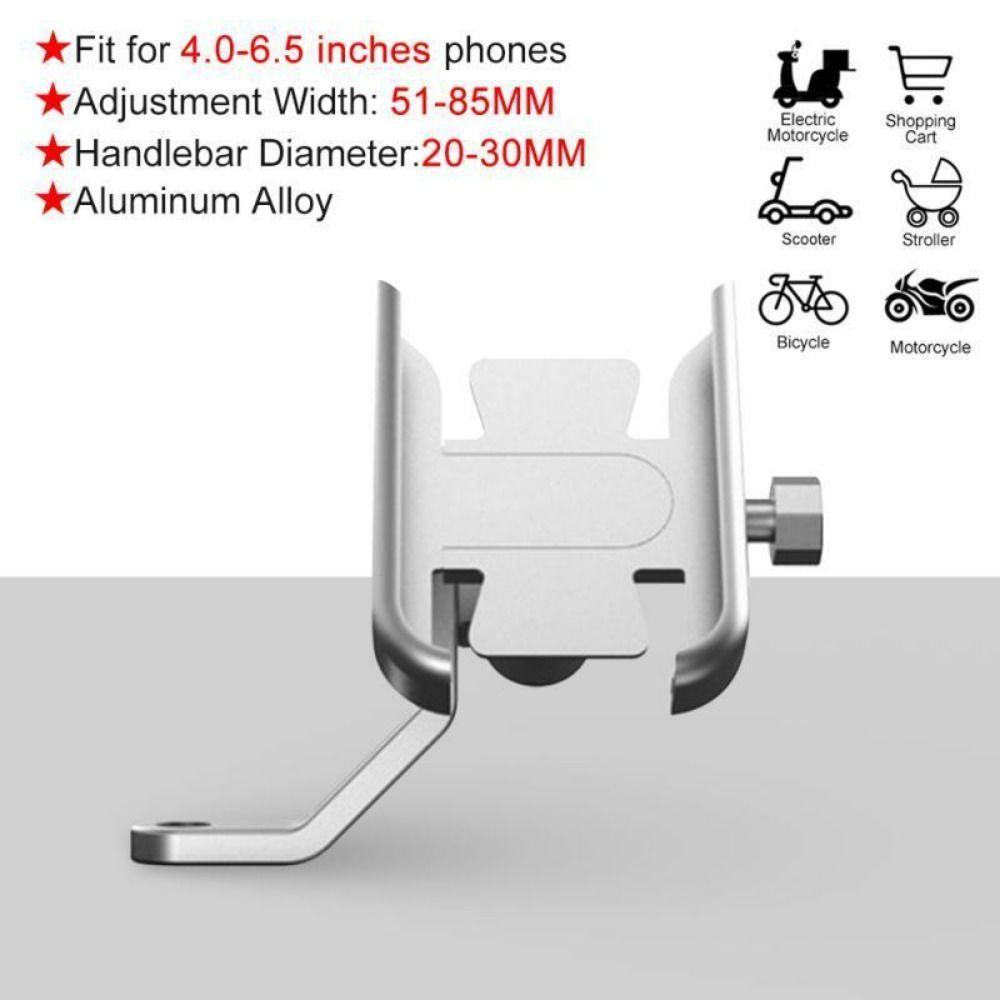 R-FLOWER Sepeda Phone Holder Stang Motor Tahan Lama Aluminium Alloy MTB Jalan