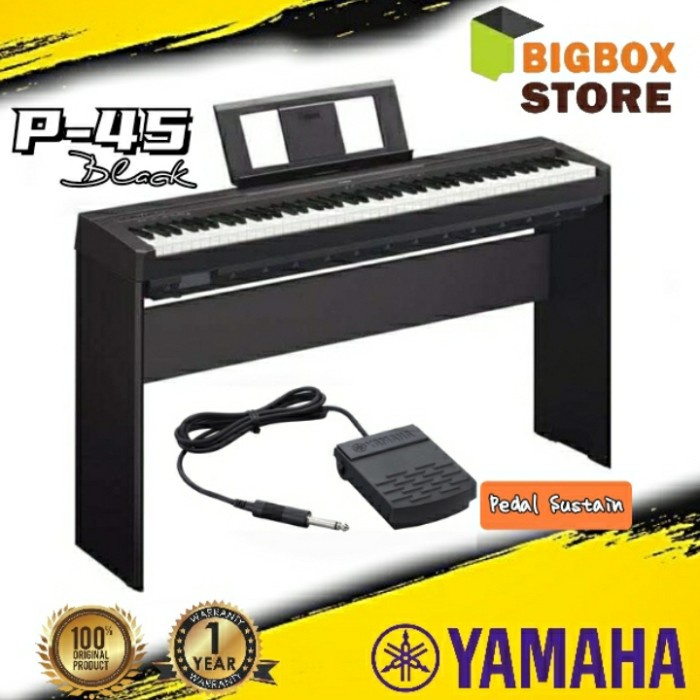 Piano P-45 / P45 / P 45 dgn Stand Kayu