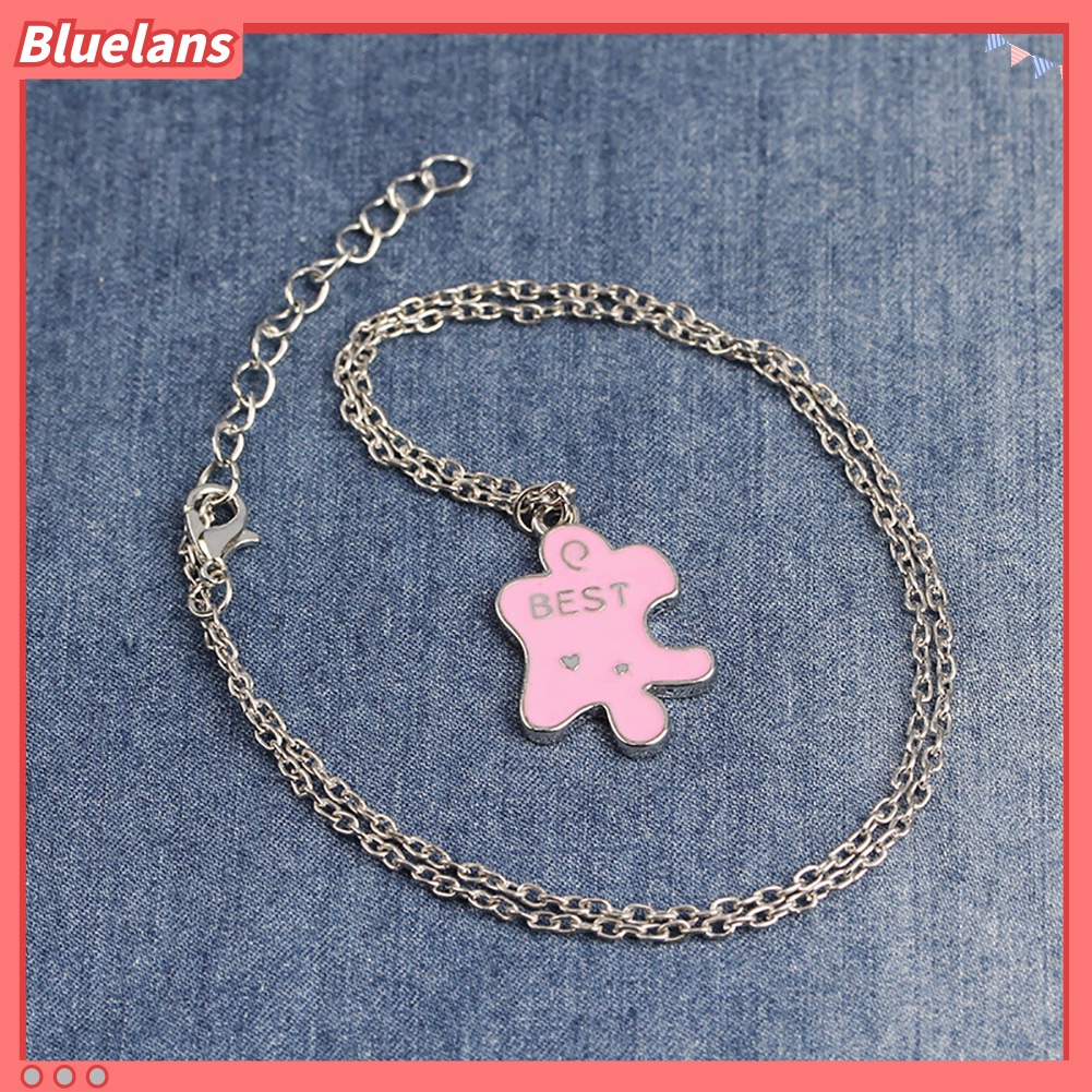 [BLS] Fashion Unisex Perhiasan Sahabat Surat Choker Rantai Pesta Kalung Hadiah