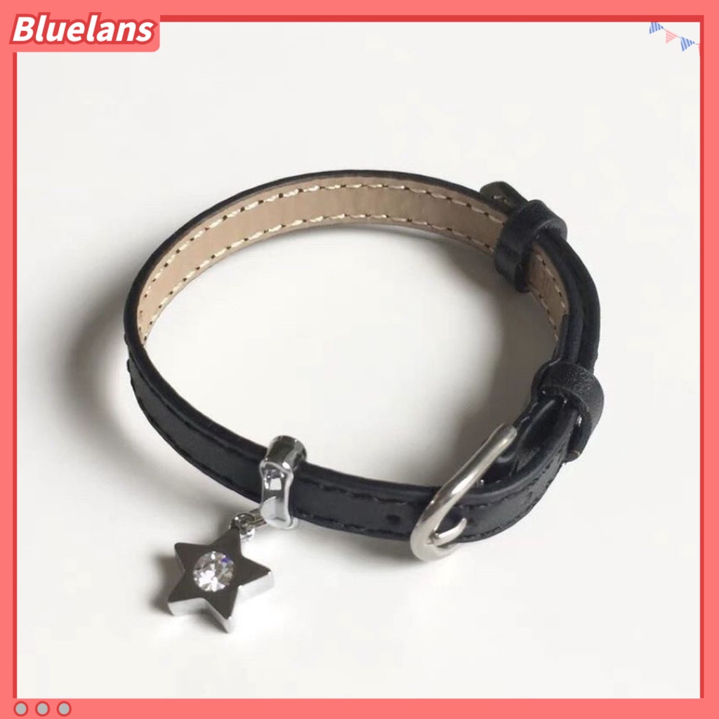 [BLS] Wanita Gelang Punk Adjustable Irregular Belt Gaya Bermata Lebar Hias Hadiah Gadis Bintang Pesona Liontin Gelang Fashion Perhiasan Untuk Pesta