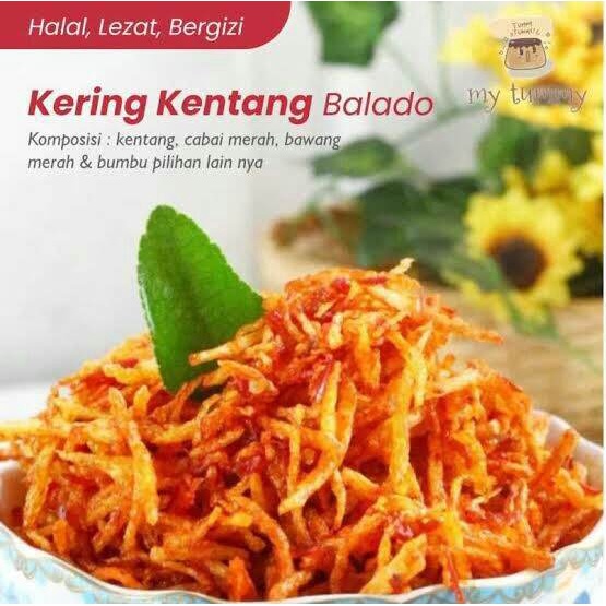 

kering kentang mustopa balado kemasan 250gr