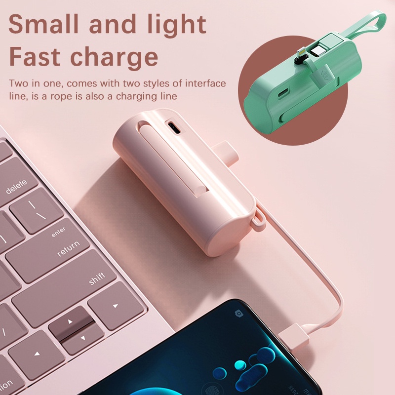 3300mah Cute Mini Portable Powerbank for iPhone Android Micro USB Power Bank Mobile Small Lightweight Mobile Battery