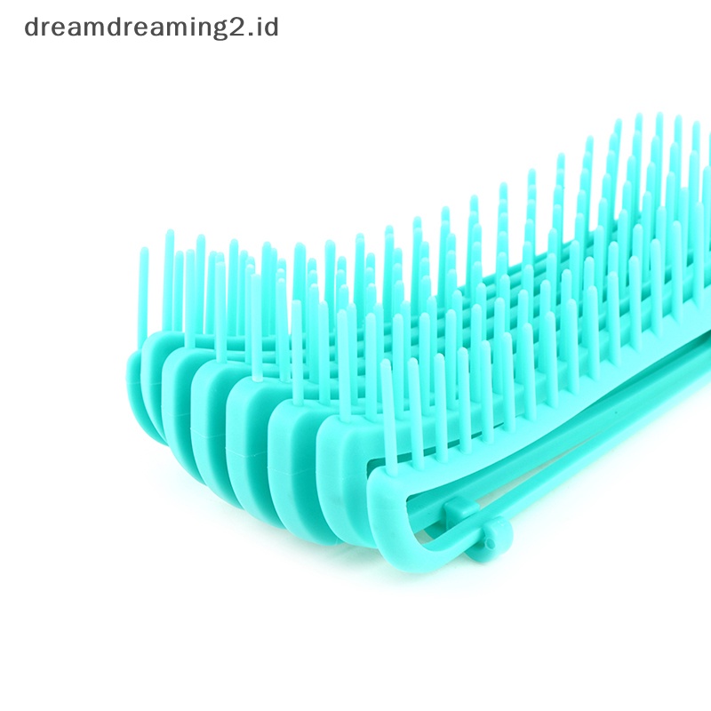 (drea) 1pc Sisir Rambut Sikat Rambut Detangling Brush Salon Pijat Aneka Alat Rambut Keriting //