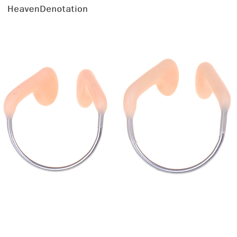 [HeavenDenotation] Klip Hidung Kawat Bahan Silikon Steel Lembut Tidak Licin Tahan Lama Untuk Renang Menyelam HDV