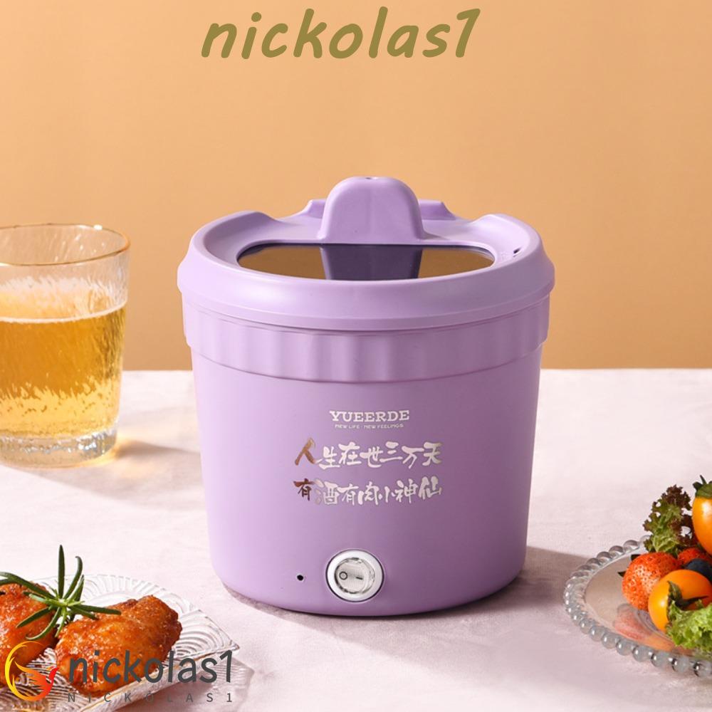 Nickolas1 Electric Cooker 1.5L Mini Quick Food Non-stick Pan Peralatan Masak Rumah Tangga Cooking Pot