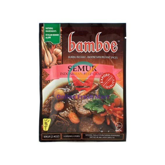 

Bamboe Bumbu Semur 69 gr - Online Fresh Mart Denpasar