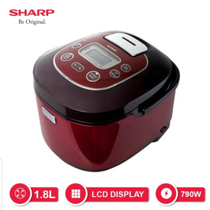 Sharp Digital Rice Cooker 7in1 Function 1,8L KSTH18 KS-TH18