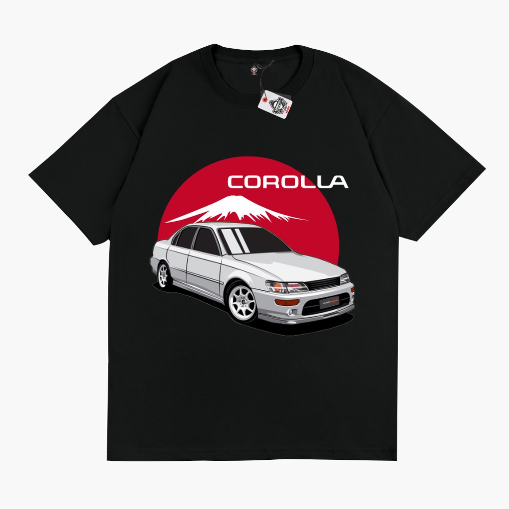 Kaos T Shirt TOYOTA COROLLA AE101 GREAT COROLLA JDM Kaos Otomotif