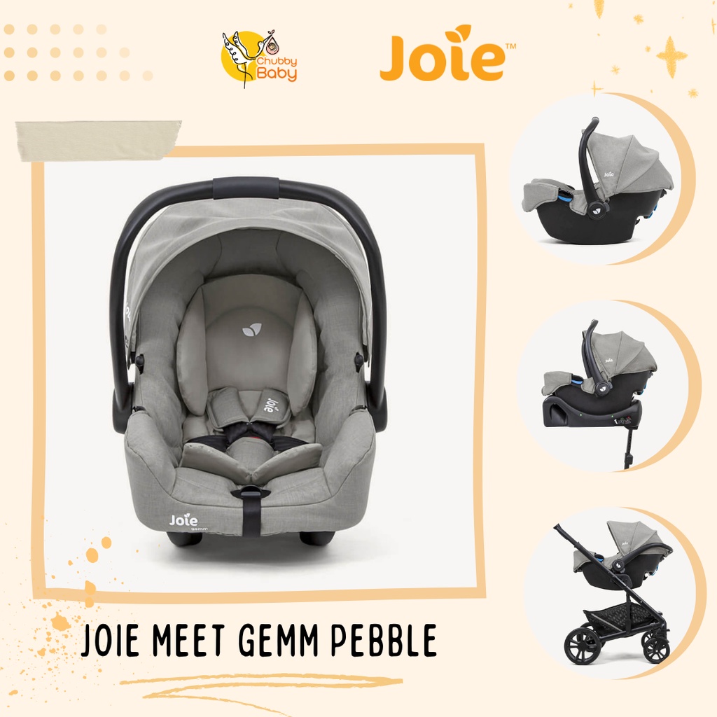 Joie Gemm Infant Car Seat - PEBBLE | Dudukan Mobil Bayi