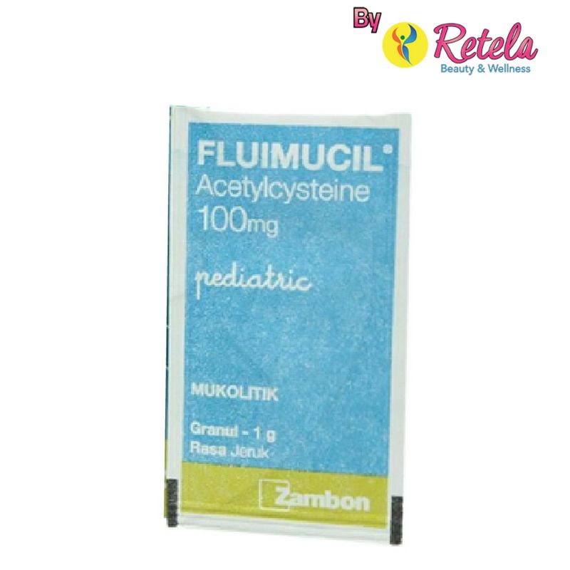 FLUIMUCIL PAED 100MG GRN 1 SACHET