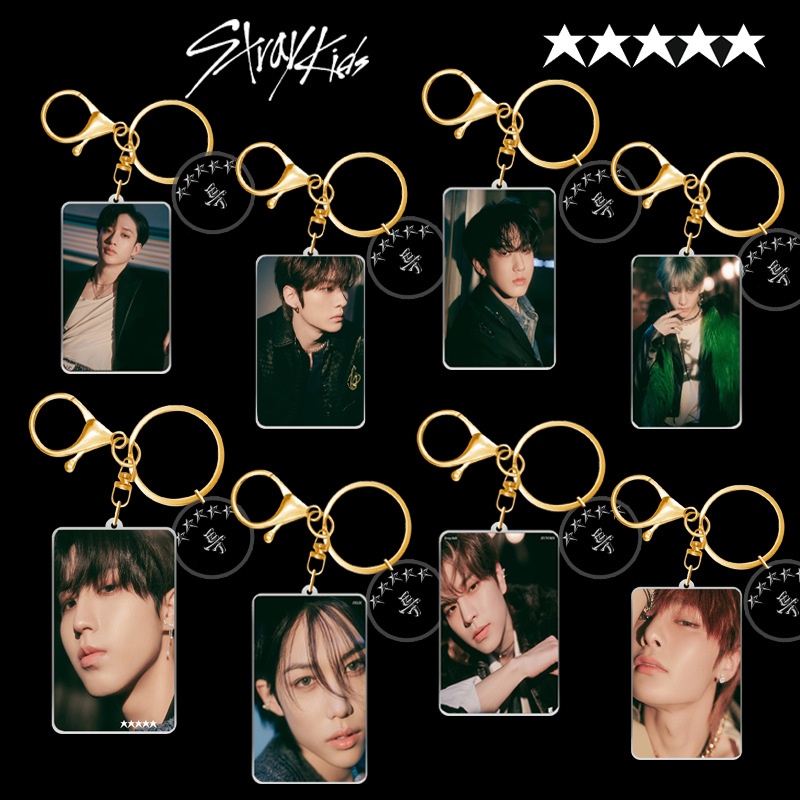 1pc Gantungan Kunci Akrilik STRAY KIDS S-Class Album Baru 5-STAR Straykids Key Ring Gantung
