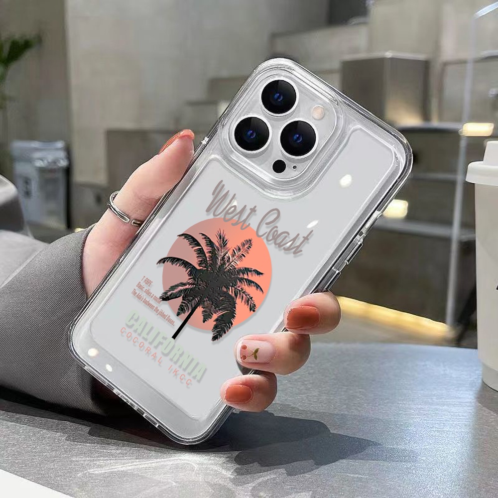 West Coast Tree Case Untuk Vivo S12 S15 S6 S7 S9 S9E S10 5G S10 Pro X30 X30 Pro X50 X60 X70 X80 X27 V23 Pro V23E Iqoo 56 Neo5 Neo6 8 8 Pro Z6 U5 Akrilik Space TPU Cover Belakang