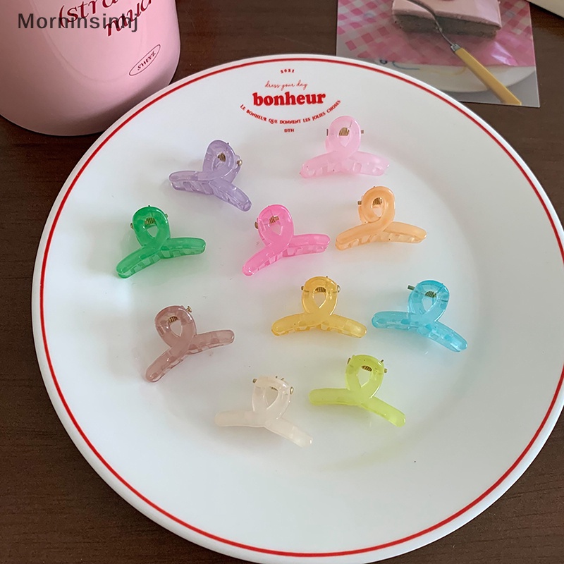 Mornin 10PCS Candy Color Mini Grabber Wanita Gadis Cakar Rambut Kecil Anak Manis Jepit Rambut Hair Clip Hair Jewelry Hiasan Kepala Aksesoris id