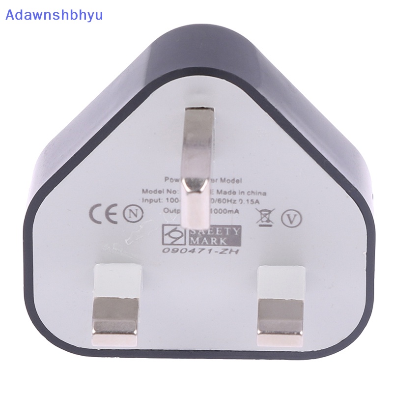 Adhyu Adaptor Dinding Colokan USB Charger Portable 3pin Dengan 1port Travel Charging ID