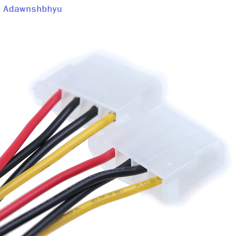 Adhyu Kabel Hardisk power hdd 15Pin SATA male to double 4pin molex female ide