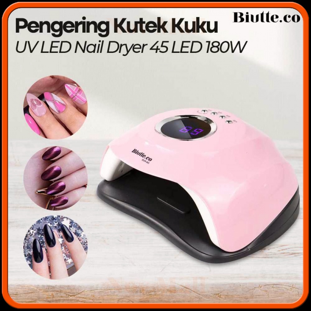 Pengering Kutek Kuku UV LED Nail Dryer 45LED 180W -BY238