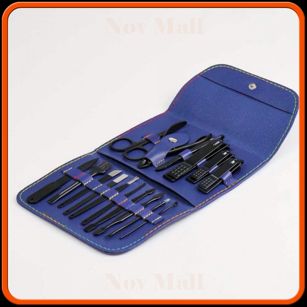 Set Gunting Kuku Manicure Nail Pedicure Kit 16in1 - BY546