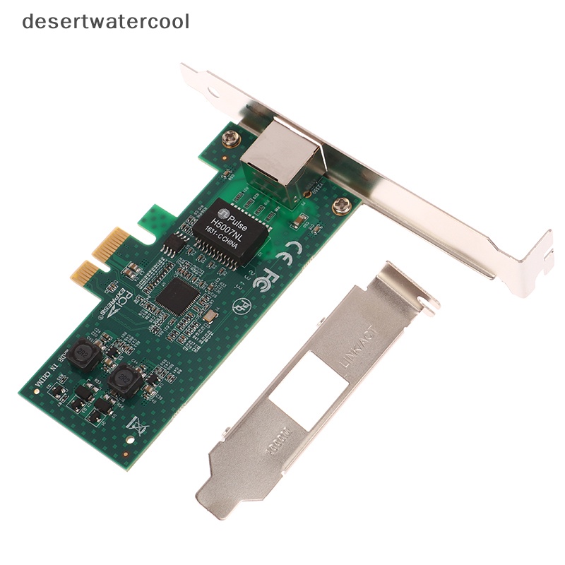 Deid 1Set 1000Mbps Gigabit Ethernet 82574L Chipset Desktop PCI-E X1 Kartu Jaringan RJ-45 LAN Adapter Converter Network Controller Martijn