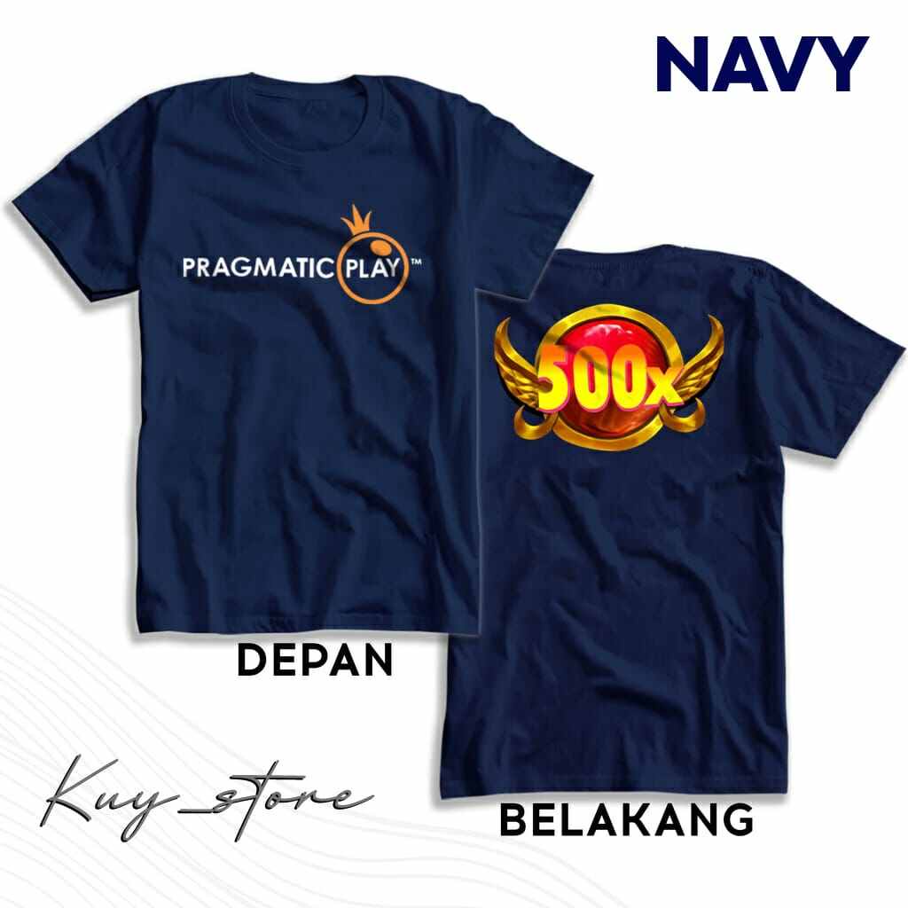 Kaos Slot Keren-T-shirt Premium Baju Slot Kaos PRAGMATIC PLAY Maxwin