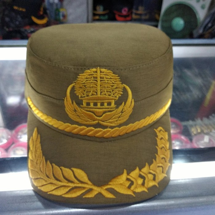 topi komando korpri pns - Kuning