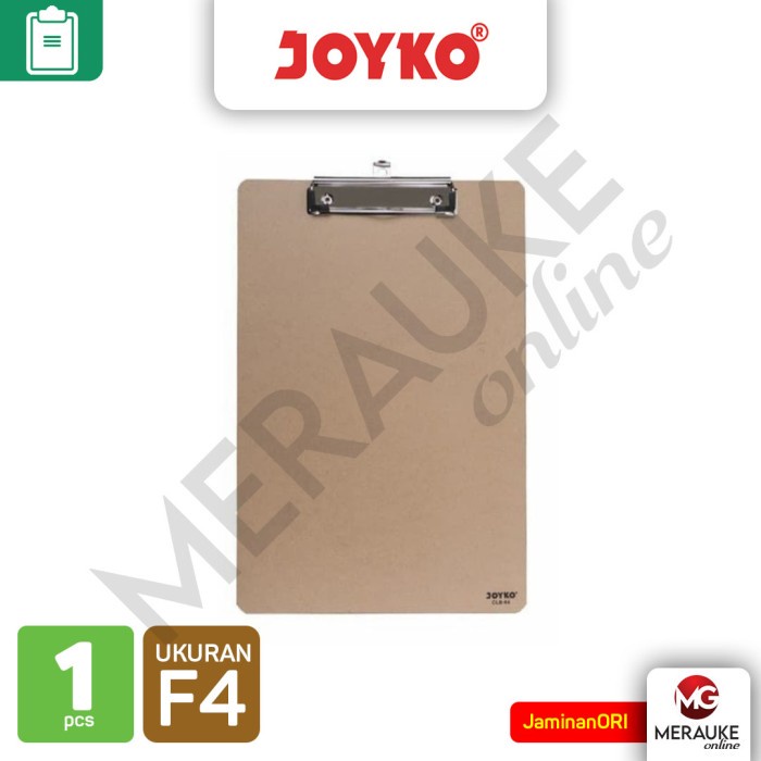 

Clipboard / Papan Jalan / Alas Ujian Ukuran F4 JOYKO CLB-64