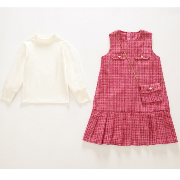 CHUBBI 14 Dress Anak 2in1 Besar Perempuan Yuori Fashion Korea