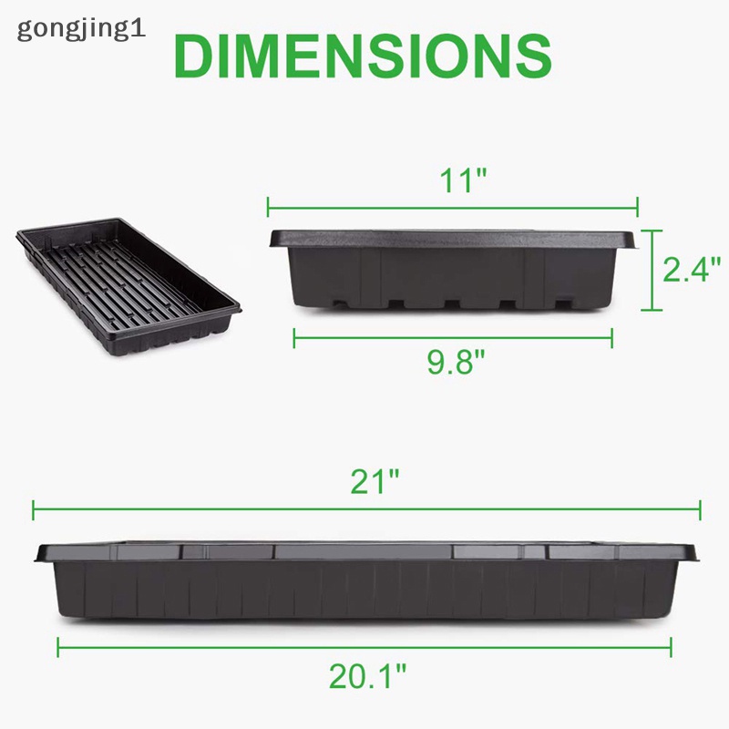 Ggg Nampan Tanam Plastik Seedling Starter s Perkecambahan Tanaman Nursery ID