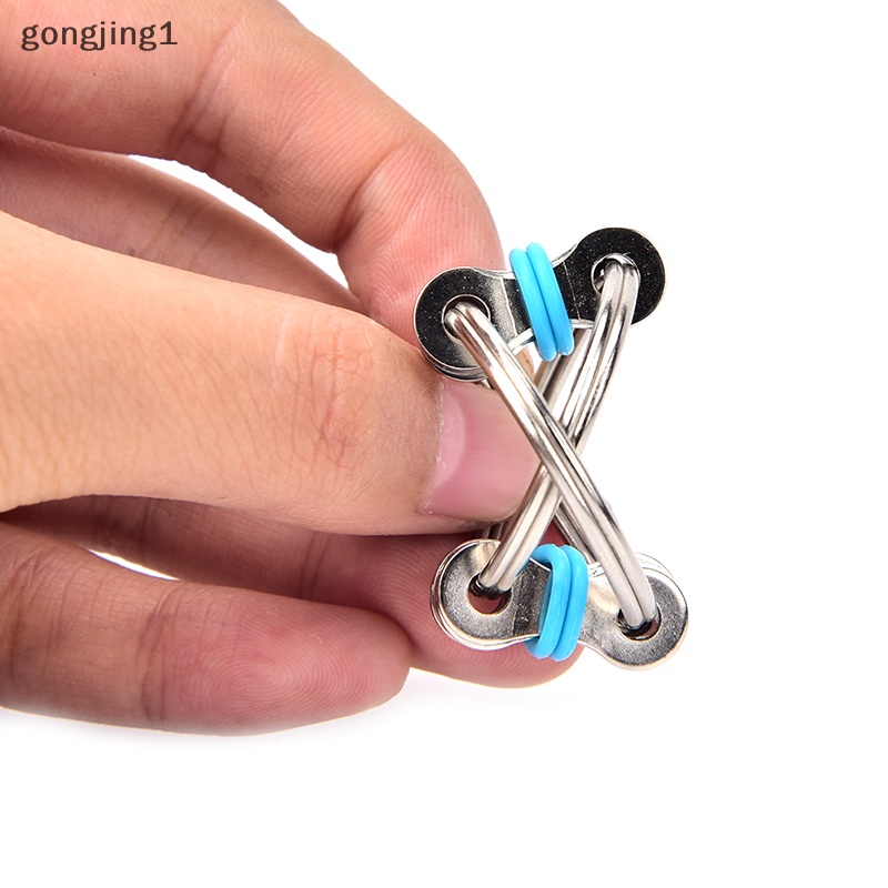 Ggg Hot Flippy Chain Ring Fidget Toy Hand Spinner Kecemasan Penghilang Stress ID