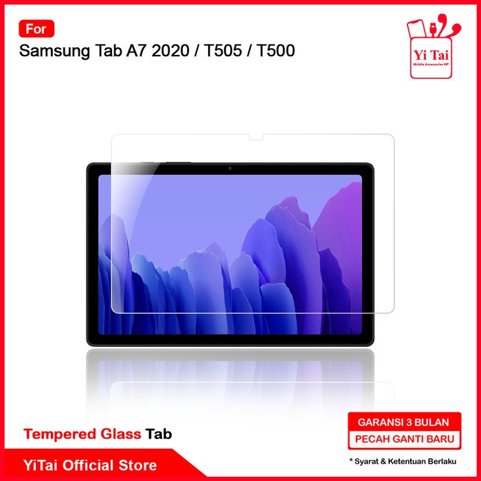 YITAI TAB Tempered Glass Clear Samsung Tab A7 2020 T505 T500